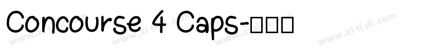 Concourse 4 Caps字体转换